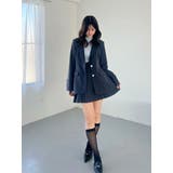 【セットアップ着用可】フィットアンドフレアジャケット | MERCURYDUO | 詳細画像12 