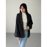 【セットアップ着用可】フィットアンドフレアジャケット | MERCURYDUO | 詳細画像7 