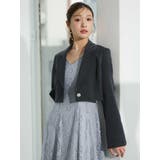 【セットアップ着用可】クロップドジャケット | MERCURYDUO | 詳細画像2 