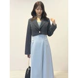 【セットアップ着用可】クロップドジャケット | MERCURYDUO | 詳細画像9 