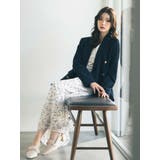 メタルボタン使い紺ブレザー | MERCURYDUO | 詳細画像3 