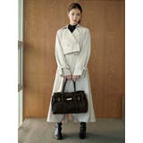 【セットアップ着用可】ショートトレンチコート | MERCURYDUO | 詳細画像2 