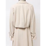 【セットアップ着用可】ショートトレンチコート | MERCURYDUO | 詳細画像20 