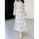 ラッフルカラーパターンワンピース | MERCURYDUO | 詳細画像11