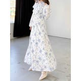 ラッフルカラーパターンワンピース | MERCURYDUO | 詳細画像12