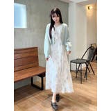 ラッフルカラーパターンワンピース | MERCURYDUO | 詳細画像16