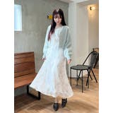 ラッフルカラーパターンワンピース | MERCURYDUO | 詳細画像17