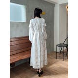 ラッフルカラーパターンワンピース | MERCURYDUO | 詳細画像18