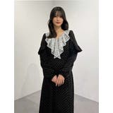 ラッフルカラーパターンワンピース | MERCURYDUO | 詳細画像19