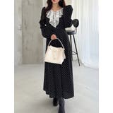 ラッフルカラーパターンワンピース | MERCURYDUO | 詳細画像2