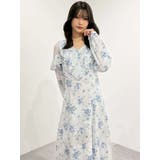 ラッフルカラーパターンワンピース | MERCURYDUO | 詳細画像23