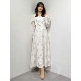 ラッフルカラーパターンワンピース | MERCURYDUO | 詳細画像29