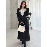 ラッフルカラーパターンワンピース | MERCURYDUO | 詳細画像3