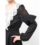 ラッフルカラーパターンワンピース | MERCURYDUO | 詳細画像36