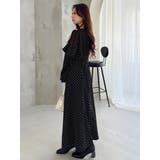 ラッフルカラーパターンワンピース | MERCURYDUO | 詳細画像4