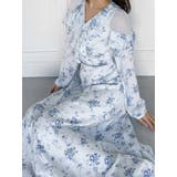 ラッフルカラーパターンワンピース | MERCURYDUO | 詳細画像8