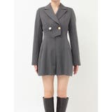 フィットアンドフレアジャケットミニロンパース | MERCURYDUO | 詳細画像10