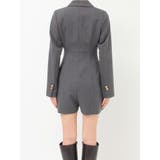 フィットアンドフレアジャケットミニロンパース | MERCURYDUO | 詳細画像12