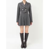 フィットアンドフレアジャケットミニロンパース | MERCURYDUO | 詳細画像18