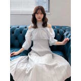 異素材ドッキングプリーツフレアニットワピース | MERCURYDUO | 詳細画像13 