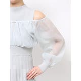 異素材ドッキングプリーツフレアニットワピース | MERCURYDUO | 詳細画像20 