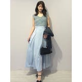 チュールフリルドッキングサテンワンピース | MERCURYDUO | 詳細画像11