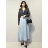 チュールフリルドッキングサテンワンピース | MERCURYDUO | 詳細画像17