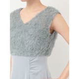 チュールフリルドッキングサテンワンピース | MERCURYDUO | 詳細画像25