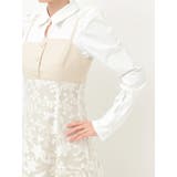 アシメビスチェドッキングパワショルシャツワンピース | MERCURYDUO | 詳細画像38 