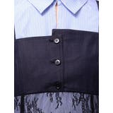 アシメビスチェドッキングパワショルシャツワンピース | MERCURYDUO | 詳細画像43 