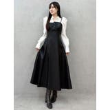 アシメビスチェドッキングパワショルシャツワンピース | MERCURYDUO | 詳細画像9