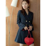 2WAYフィット&フレアジャケットワンピース | MERCURYDUO | 詳細画像3