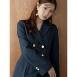 2WAYフィット&フレアジャケットワンピース | MERCURYDUO | 詳細画像4