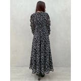 ダブルラッフルバイカラーパイピングワンピース | MERCURYDUO | 詳細画像10 