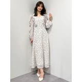 ダブルラッフルバイカラーパイピングワンピース | MERCURYDUO | 詳細画像16 