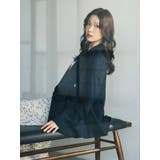 ダブルラッフルバイカラーパイピングワンピース | MERCURYDUO | 詳細画像7 