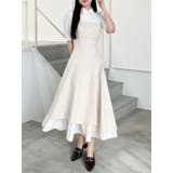 ベージュ | シャツドッキングベアワンピース | MERCURYDUO