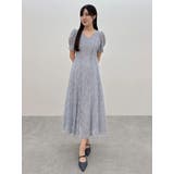 レースパイピングロングワンピース | MERCURYDUO | 詳細画像10 