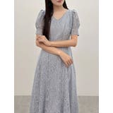 レースパイピングロングワンピース | MERCURYDUO | 詳細画像15 