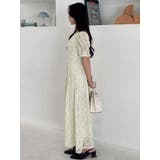 レースパイピングロングワンピース | MERCURYDUO | 詳細画像17 