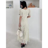 レースパイピングロングワンピース | MERCURYDUO | 詳細画像18 