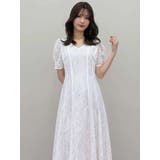 レースパイピングロングワンピース | MERCURYDUO | 詳細画像22 