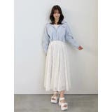 レースパイピングロングワンピース | MERCURYDUO | 詳細画像25 