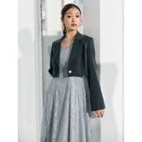 レースパイピングロングワンピース | MERCURYDUO | 詳細画像3 