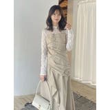 ギャザードレープドッキングワンピース | MERCURYDUO | 詳細画像11