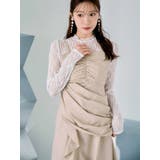 ギャザードレープドッキングワンピース | MERCURYDUO | 詳細画像4