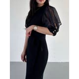 異素材スリーブリブマーメイドワンピース | MERCURYDUO | 詳細画像12 