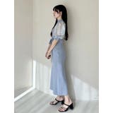 異素材スリーブリブマーメイドワンピース | MERCURYDUO | 詳細画像16 