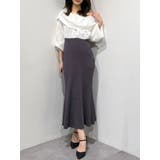 ブラウスドッキングニットワンピース | MERCURYDUO | 詳細画像1