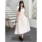 バイカラーハーフスリーブトレンチフレアワンピース | MERCURYDUO | 詳細画像15 